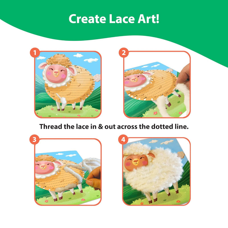 Chalk And Chuckles  Lace Art - Funny Animals