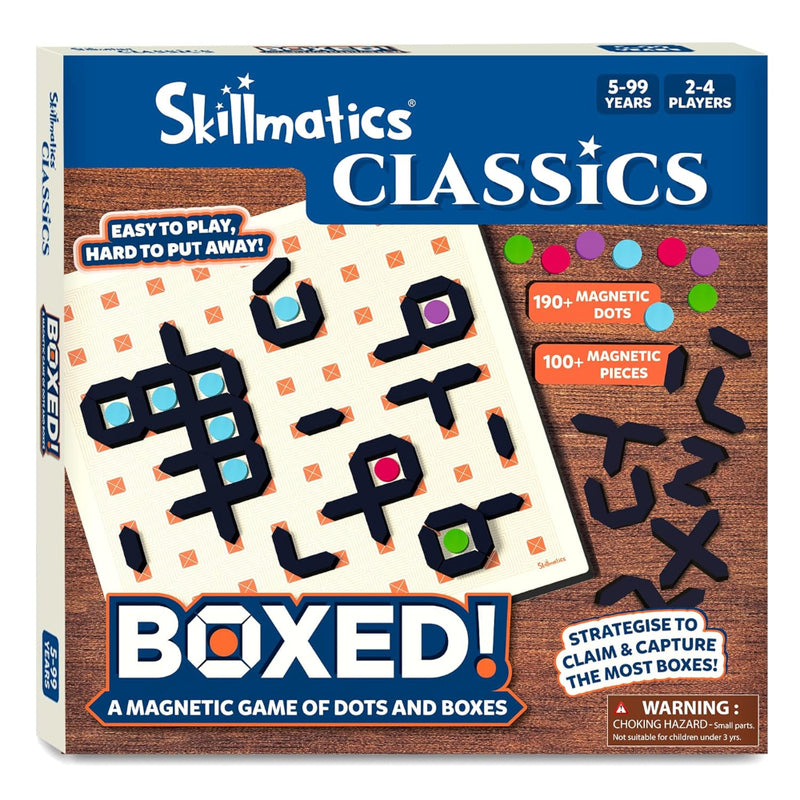 Skillmatics Magnetic Dots & Boxes Game