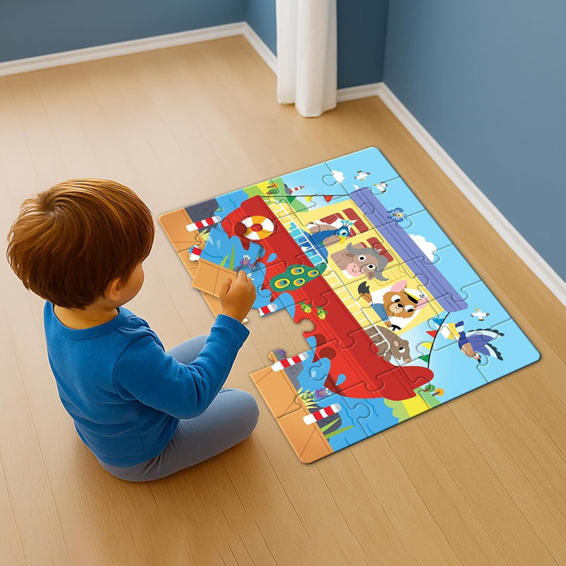 Play Panda Jumbo Floor Puzzle Train Engine