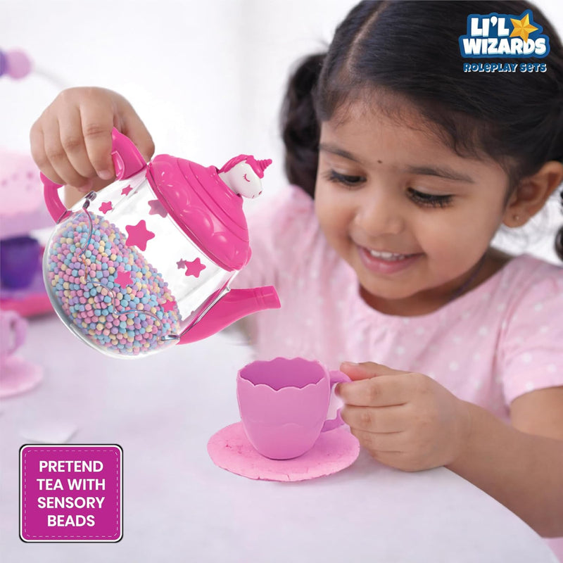 Li'l Wizards Unicorn Shake N' Sparkle Tea Party Set
