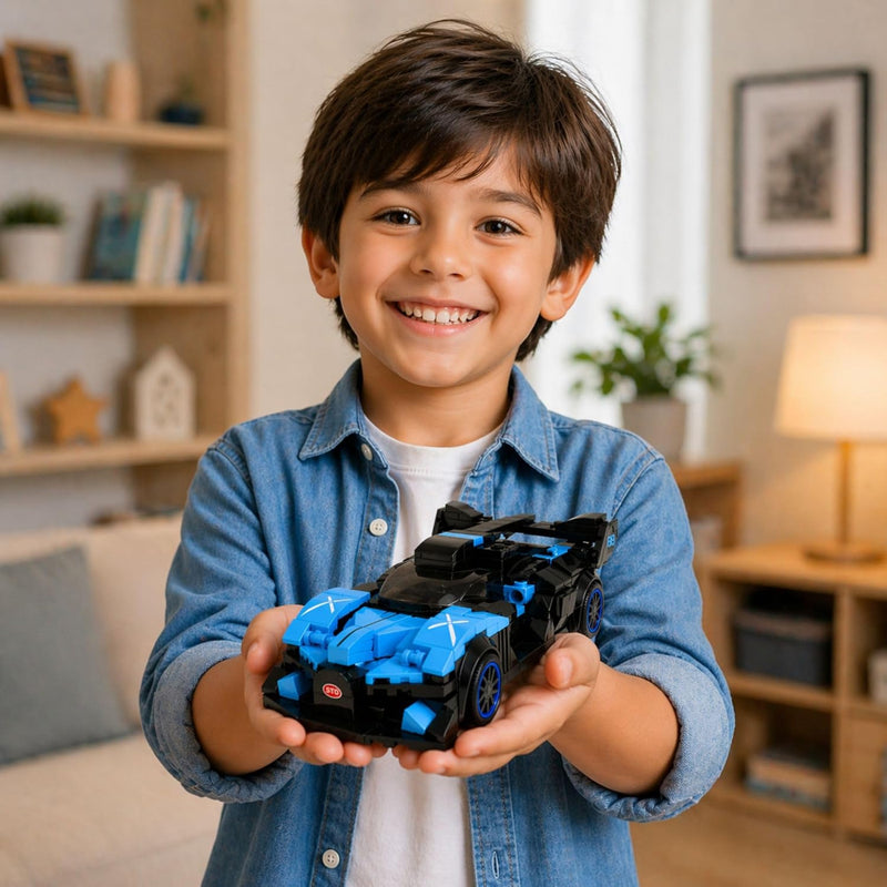 Apex Gripz Grid Car Building Blocks Set-Phantom (310pcs)