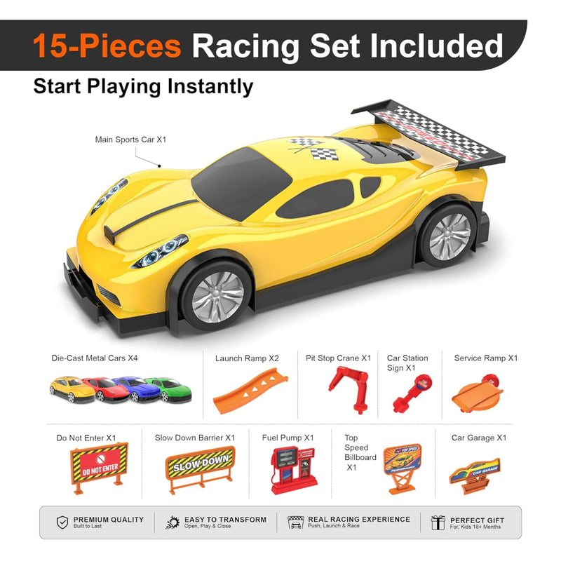 Mirana Car-in-Car Garage Toy for Kids