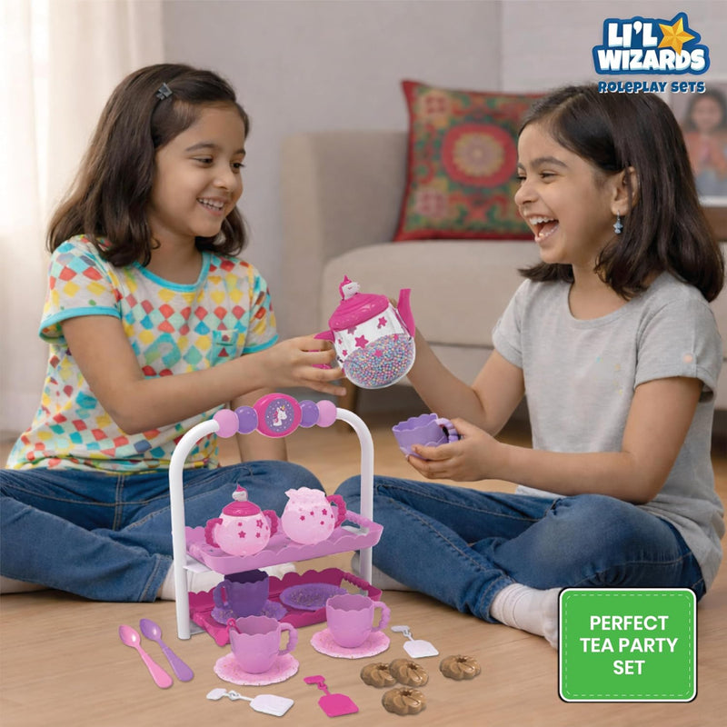 Li'l Wizards Unicorn Shake N' Sparkle Tea Party Set