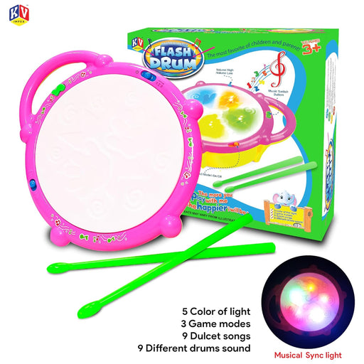 K.V Toys Flash Drum Toy