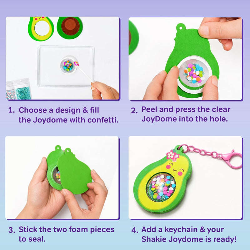 Chalk And Chuckles DIY Shaker Keychains & Bag Charms Joydomes- Kawaii Cuties