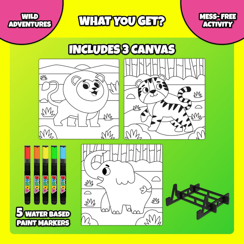 Play Panda Mess Free Canvas Art