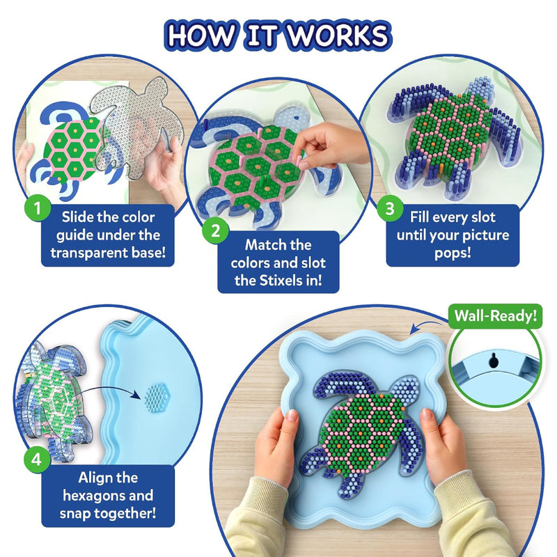 Skillmatics Stixels - The Sea Turtle