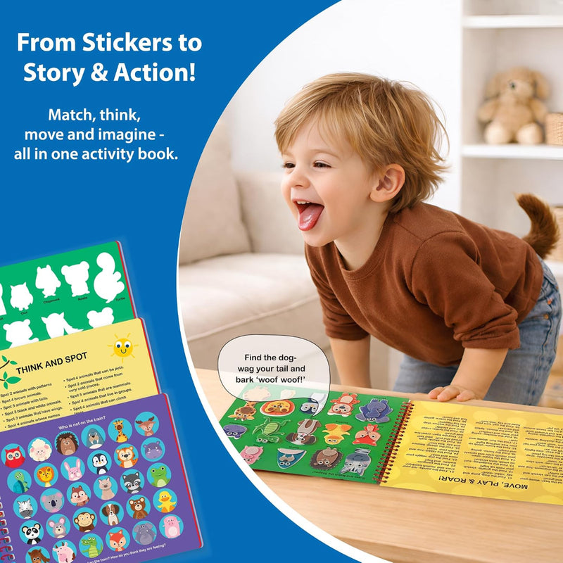 Chalk & Chuckles Fab Felt Sticker Craft Activity Book