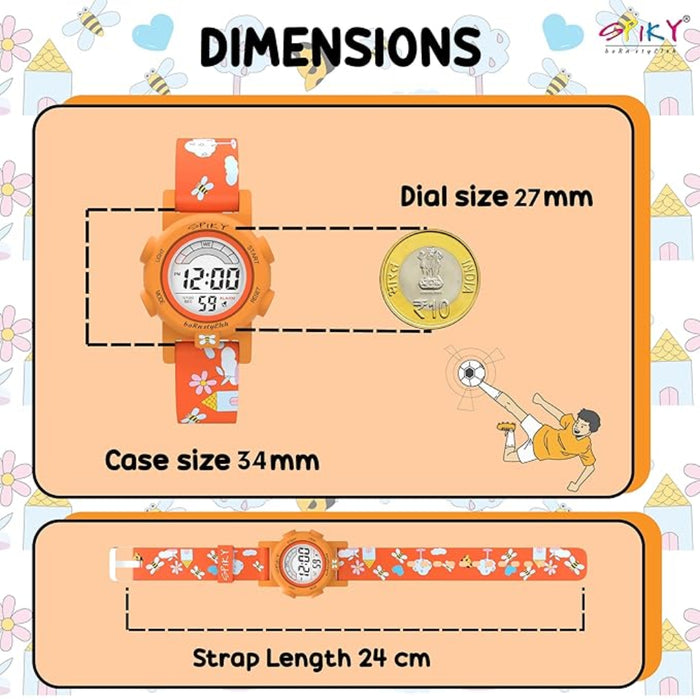 Spiky EVA41 Digital Sports Watch for Kids