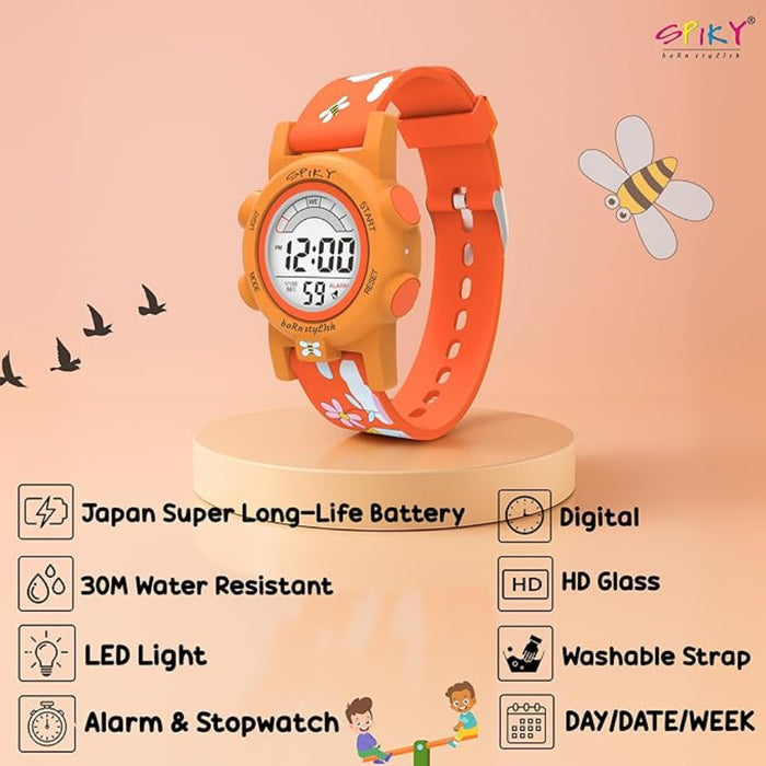 Spiky EVA41 Digital Sports Watch for Kids
