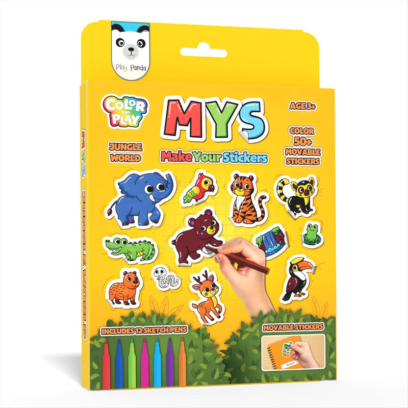 Play Panda Make Your Stickers