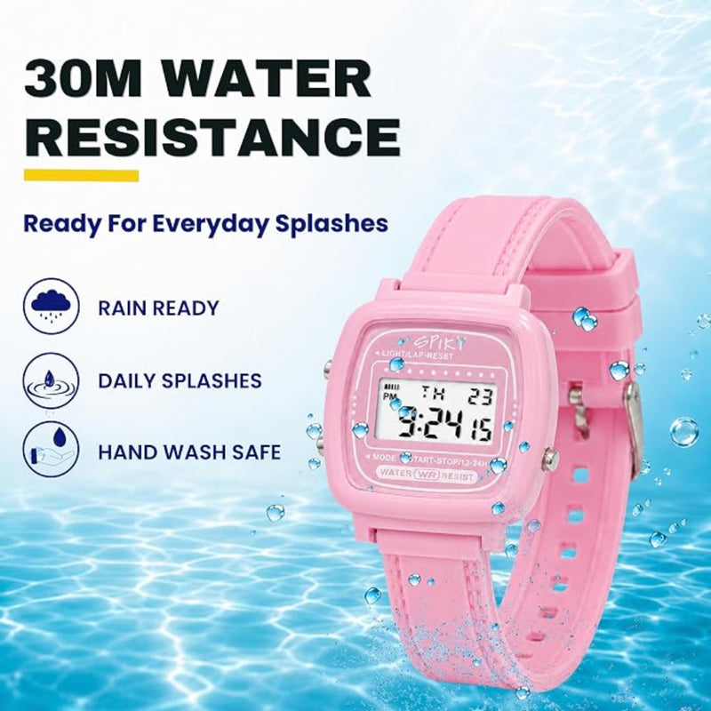 Spiky SPKEVA62 Square Digital Watch