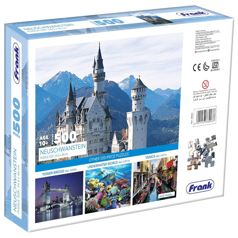 Frank Neuschwanstein 500 Piece Jigsaw Puzzle