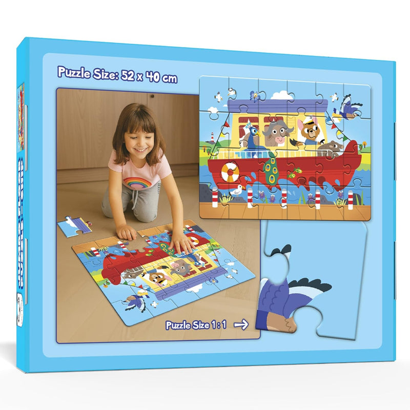 Play Panda Jumbo Floor Puzzle Train Engine