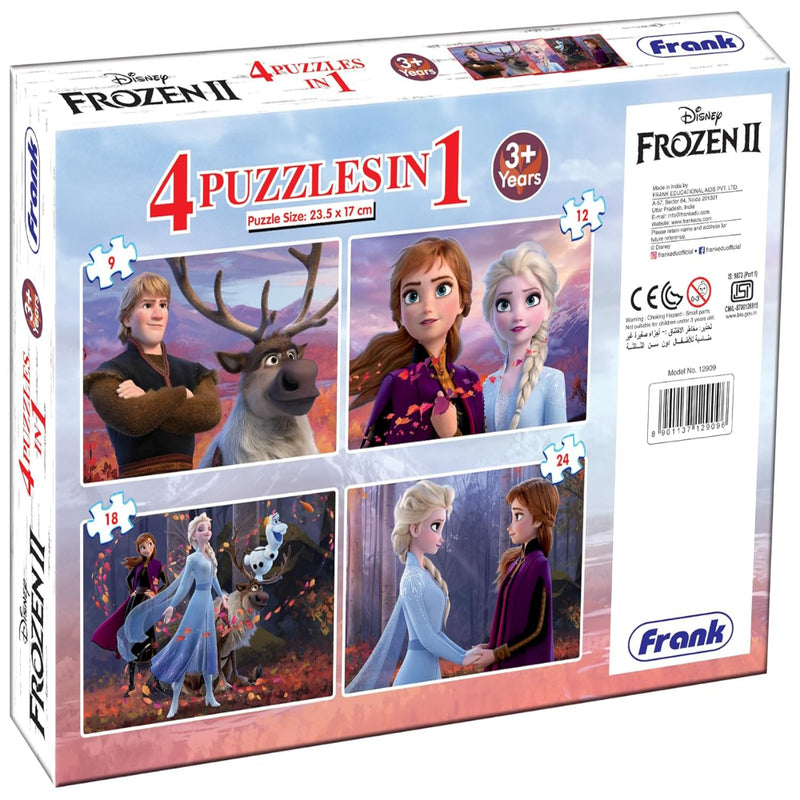 Frank Disney Frozen II Set of 4 Jigsaw Puzzles
