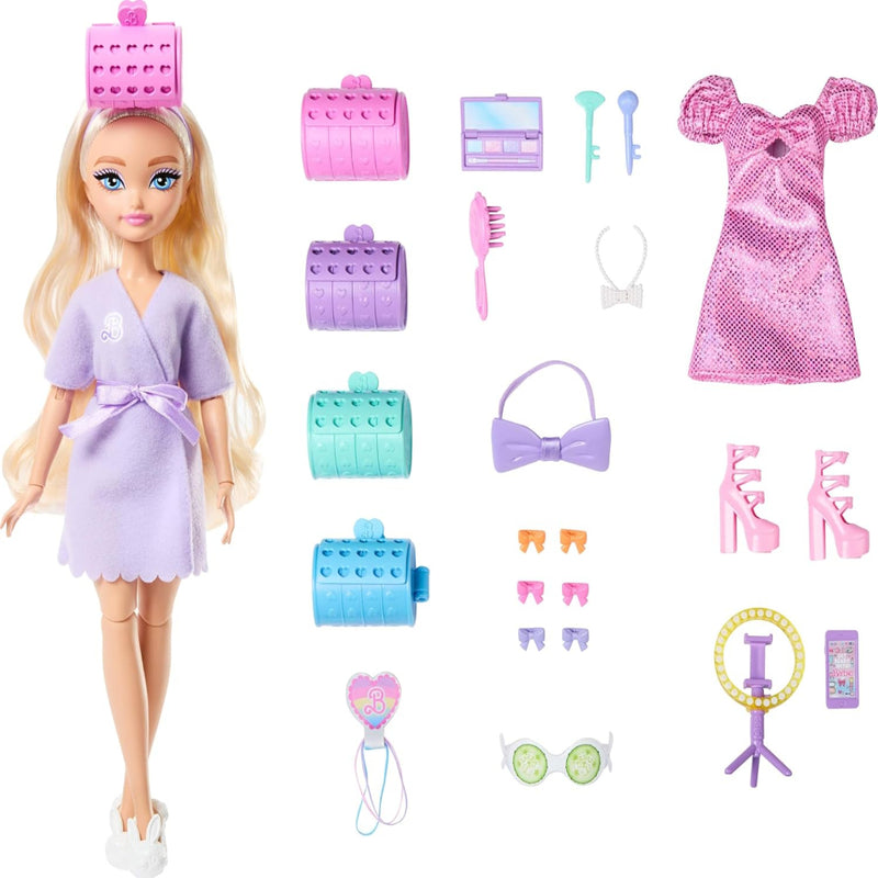 Barbie Dream Get Ready With Barbie “Malibu” Fashion Doll With Surprise Accessories