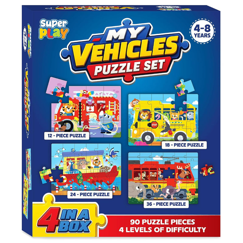SuperPlay My Vehicles Puzzle Set