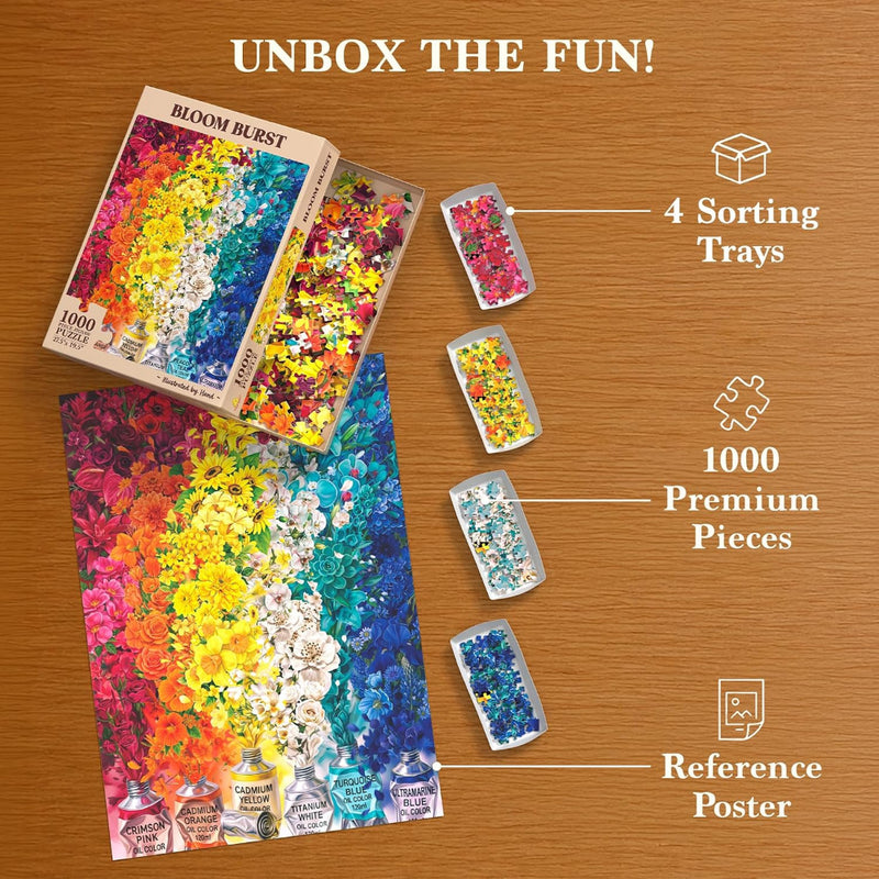 Gouda Games Room Burst Jigsaw Puzzle - 1000 Pieces