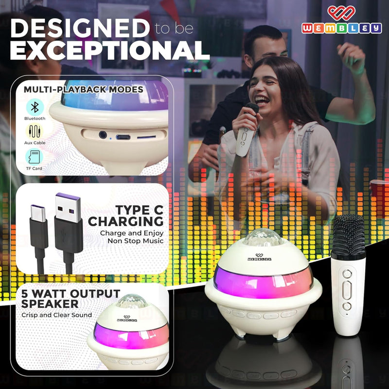 Wembley Karaoke Bluetooth Speaker