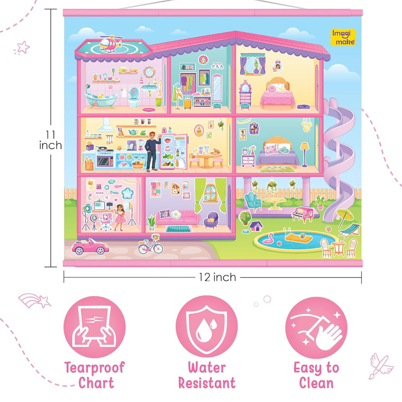 Imagimake My Dream House DIY Sticker Playset