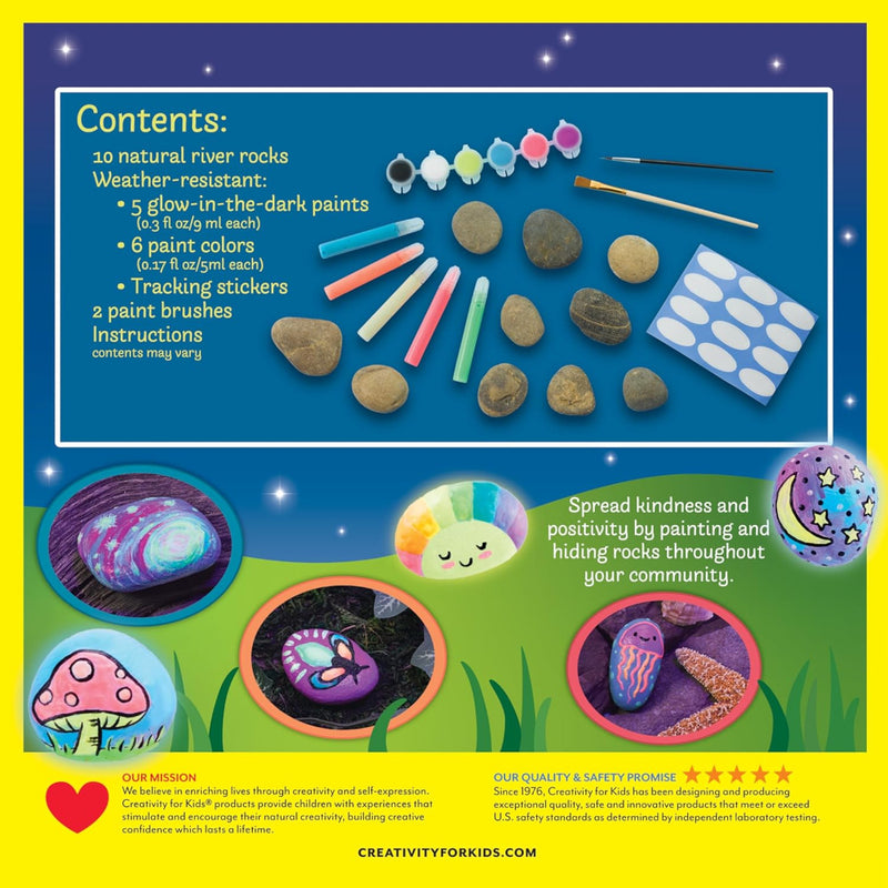 Faber-Castell Glow in the Dark Rock Painting Kit