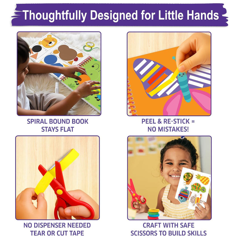 Chalk And Chuckles Tape Trails- Craft Activity Book