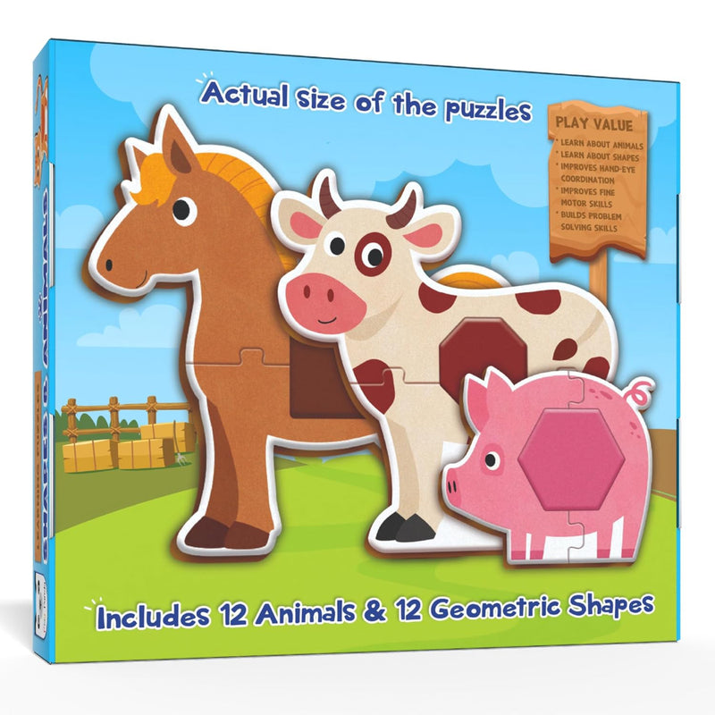 Play Panda Learning Puzzles for Kids Shapes & Animals