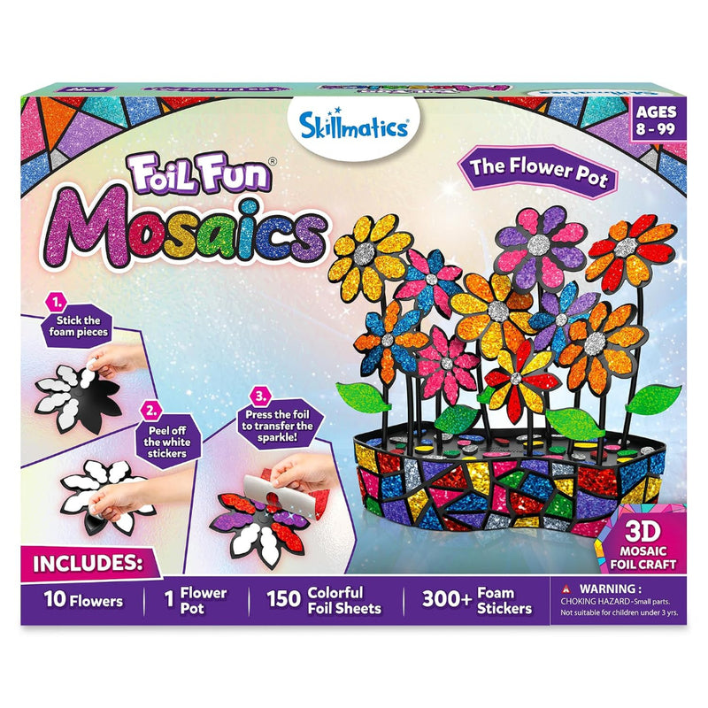 Skillmatics Foil Fun Mosaics - The Flower Pot
