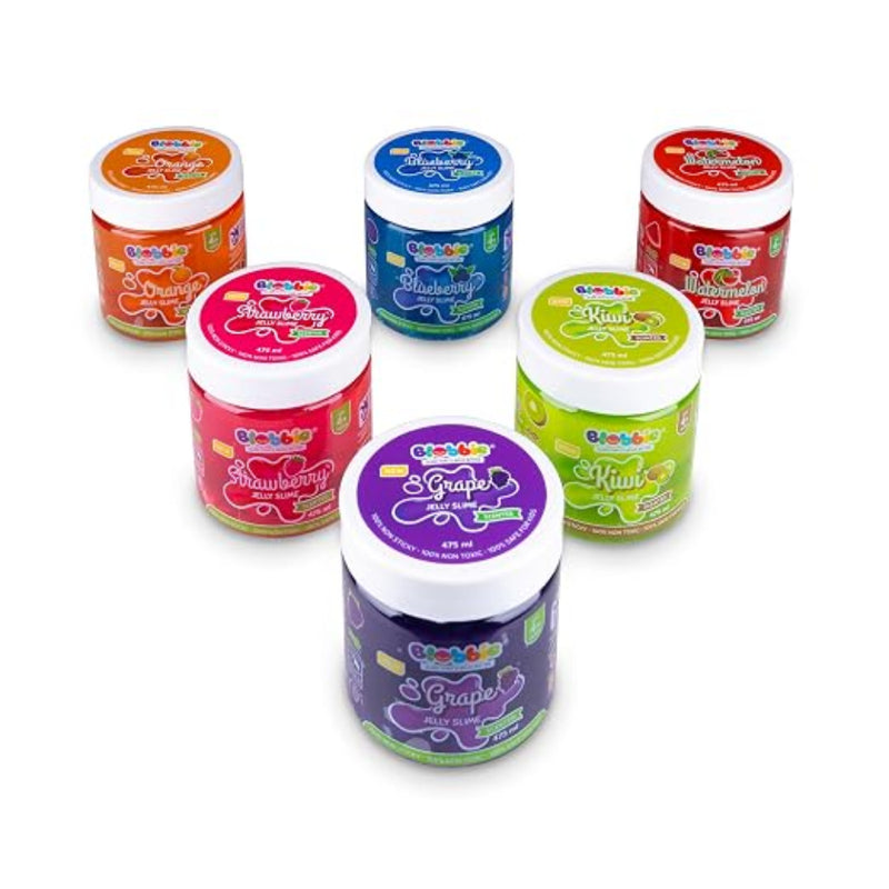 Fundoo Labs Blobbie Fruit Jelly Slime Collection (475 ml)