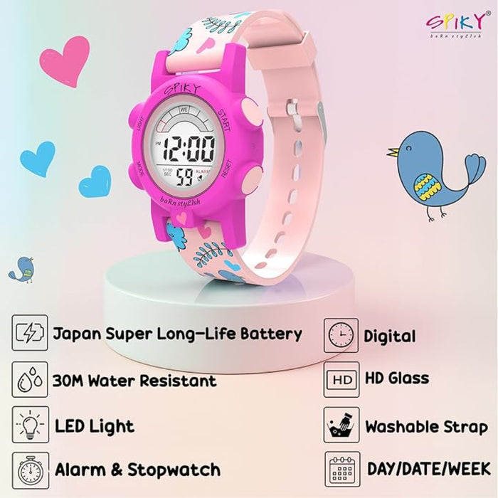 Spiky EVA41 Digital Sports Watch for Kids