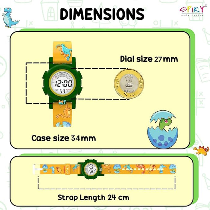 Spiky EVA41 Digital Sports Watch for Kids