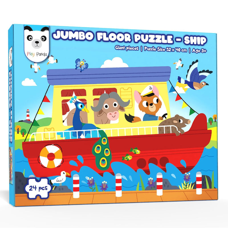 Play Panda Jumbo Floor Puzzle Train Engine
