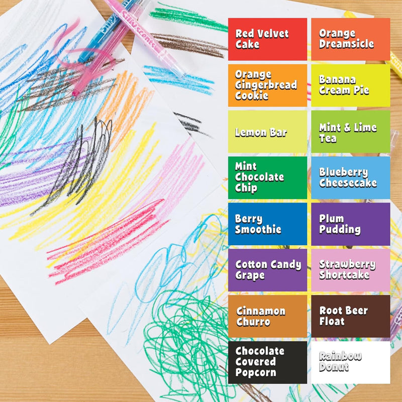 Luxor Crayola Twistable Mini Silly Scents Crayons 16 Shades