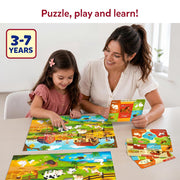 Skillmatics Puzzle & Learn - All About Farm Animals