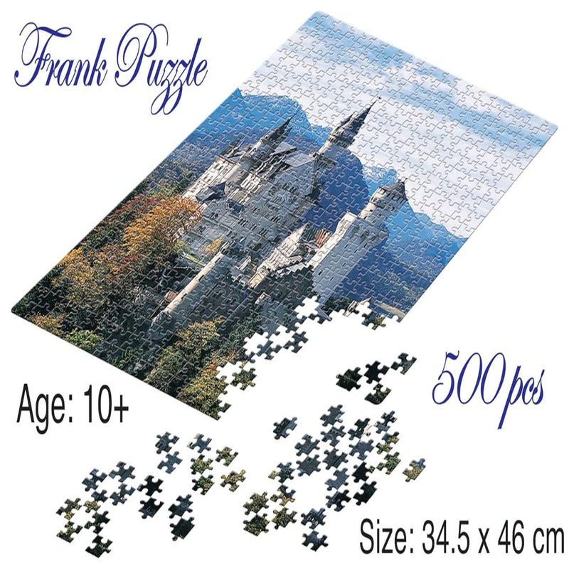 Frank Neuschwanstein 500 Piece Jigsaw Puzzle