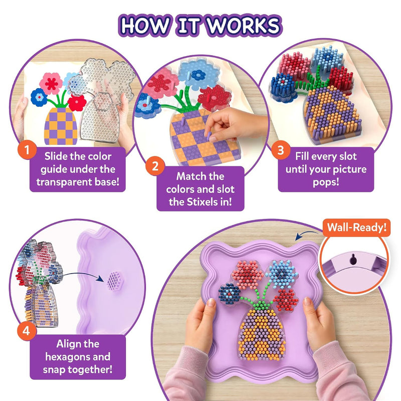 Skillmatics Stixels - The Flower Vase