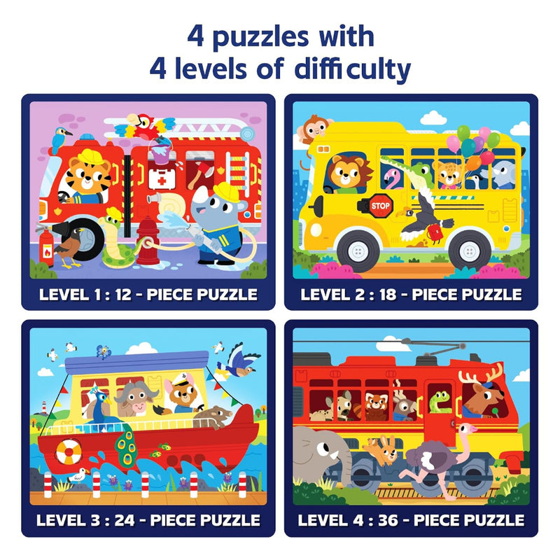 SuperPlay My Vehicles Puzzle Set