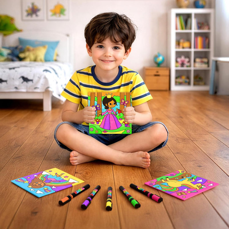 Play Panda Mess Free Canvas Art