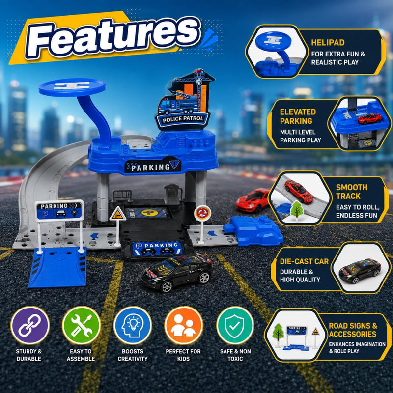 K.V Toys Car Launcher Toys -Multicolor