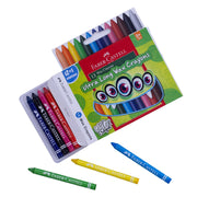 Faber Castell Wax Crayon Ultra Long 90MM Pack Of 13