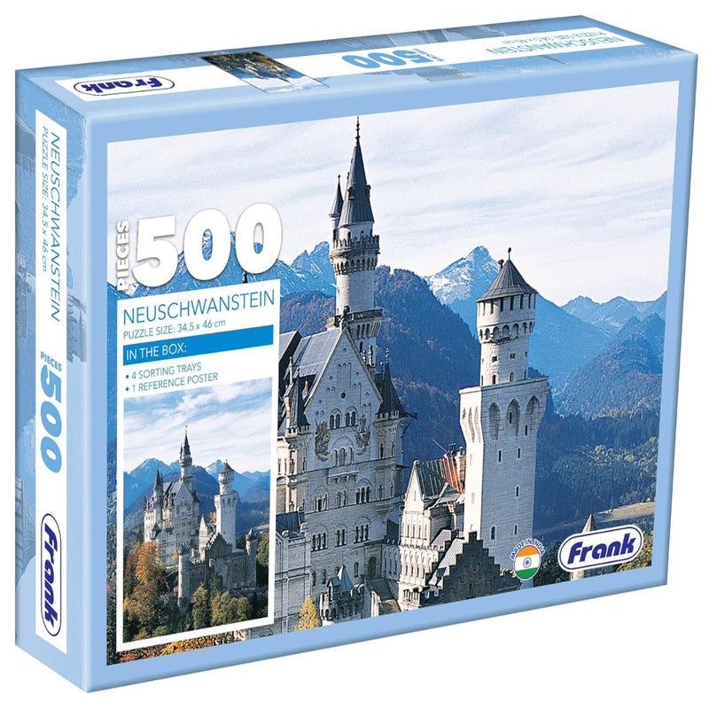 Frank Neuschwanstein 500 Piece Jigsaw Puzzle