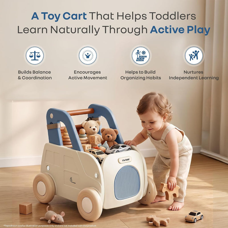 R for Rabbit Kiddie Kart 4-in-1 Push Walker