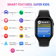 Spiky Ghoul 4G Kids Smartwatch With GPS,Video Calling & SOS