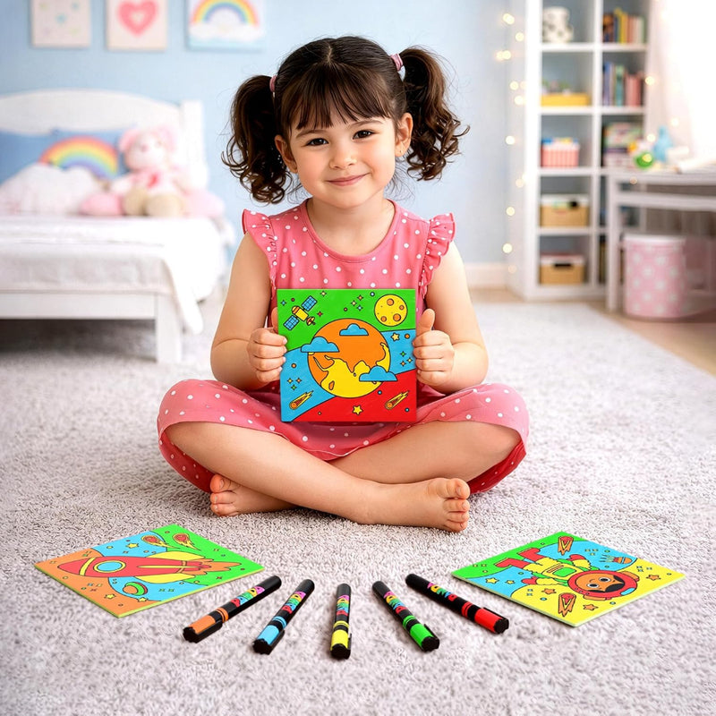 Play Panda Mess Free Canvas Art
