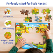 Skillmatics Puzzle & Learn - All About Wild Animals