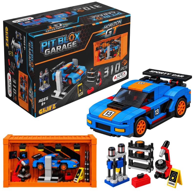 Apex Pit Blox Garage Building Blocks Set (310 pcs)