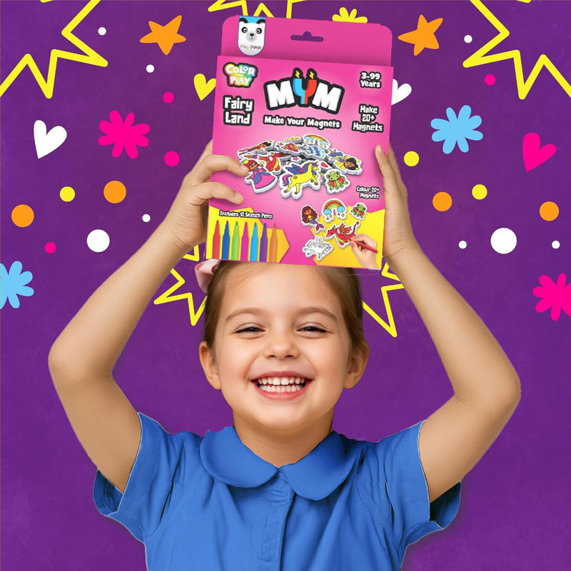 Play Panda Mym Color And Play Make Your Magnet Kits