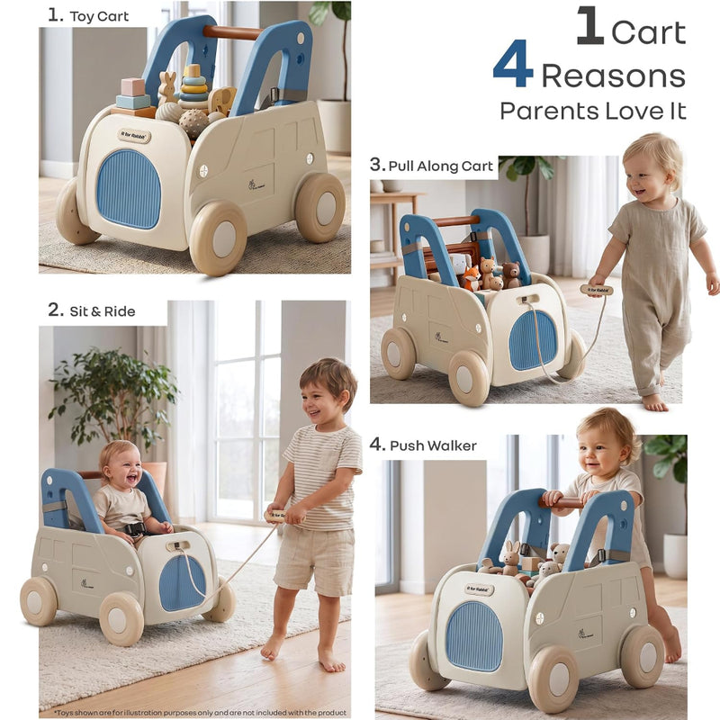 R for Rabbit Kiddie Kart 4-in-1 Push Walker
