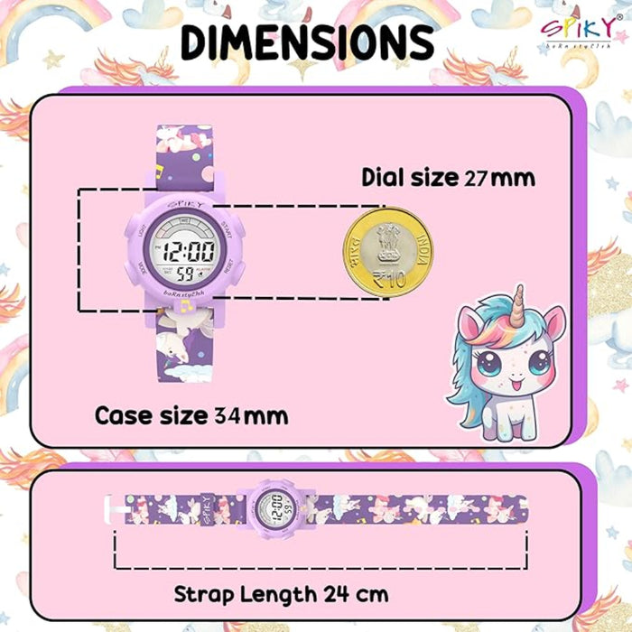 Spiky EVA41 Digital Sports Watch for Kids