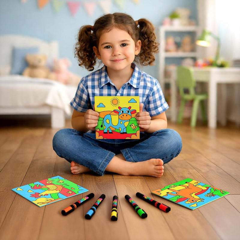 Play Panda Mess Free Canvas Art